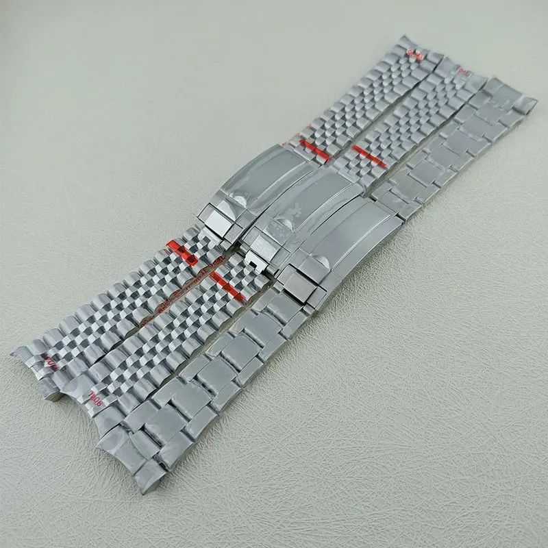 Серебряный чехол для часов GMT 40 мм подходит движения NH34 логотип на заказ