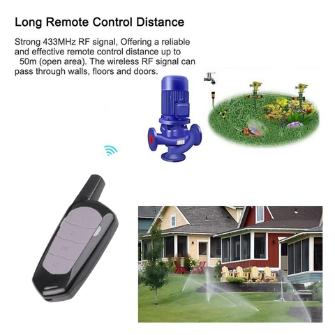 Пульт дистанционного управления для ворот 433 МГц черный