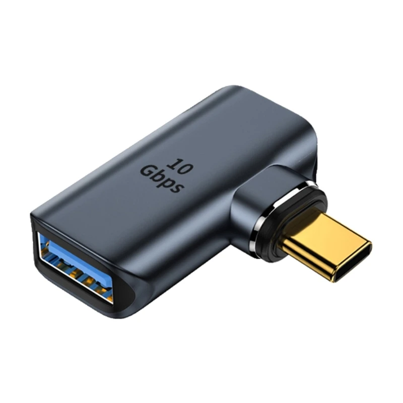 

90Degree Low Profile Angled 10Gbps Type C Male to USB3.0 Female OTG Data Adapter