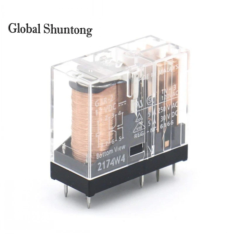 

5Pcs Relay G2R-2-5VDC G2R-2-12VDC G2R-2-24V G2R-2 12VDC Power Relays 5V/12V/24V 5A 8PIN
