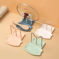 1pc spoon rest and pot lid holder removable pan pot cover lid rack shelf stand holder utensil rest organizer storage