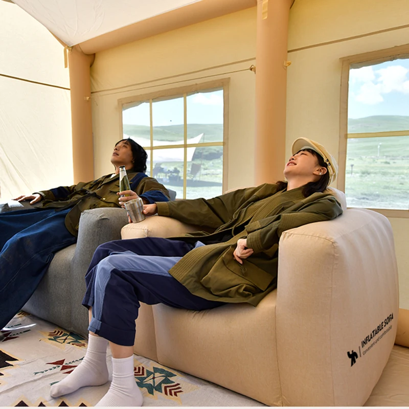 Скандинавский дизайн надувные сетки легко носить с собой для отдыха сиденья