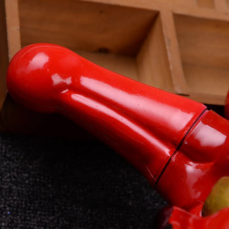 Пластиковая маска для Хэллоуина ужасная Красная Tengu с длинным носом реквизит