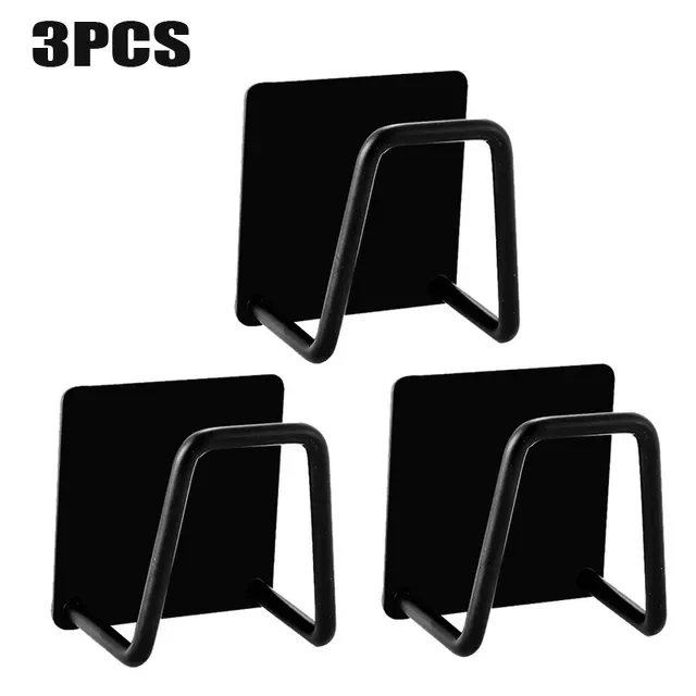 

Stainless Steel Sponges Racks Self Adhesive Sink Sponges Drain Drying Rack Kitchen Sink Accessories Storage Holders