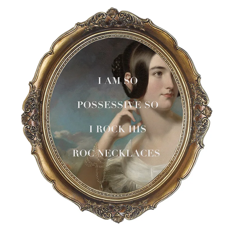 

European Classical Art Picture Frame Decorative Creative Photo Frame Creative Retro TrayCarvedResin Photo Frame OvalPictureFrame