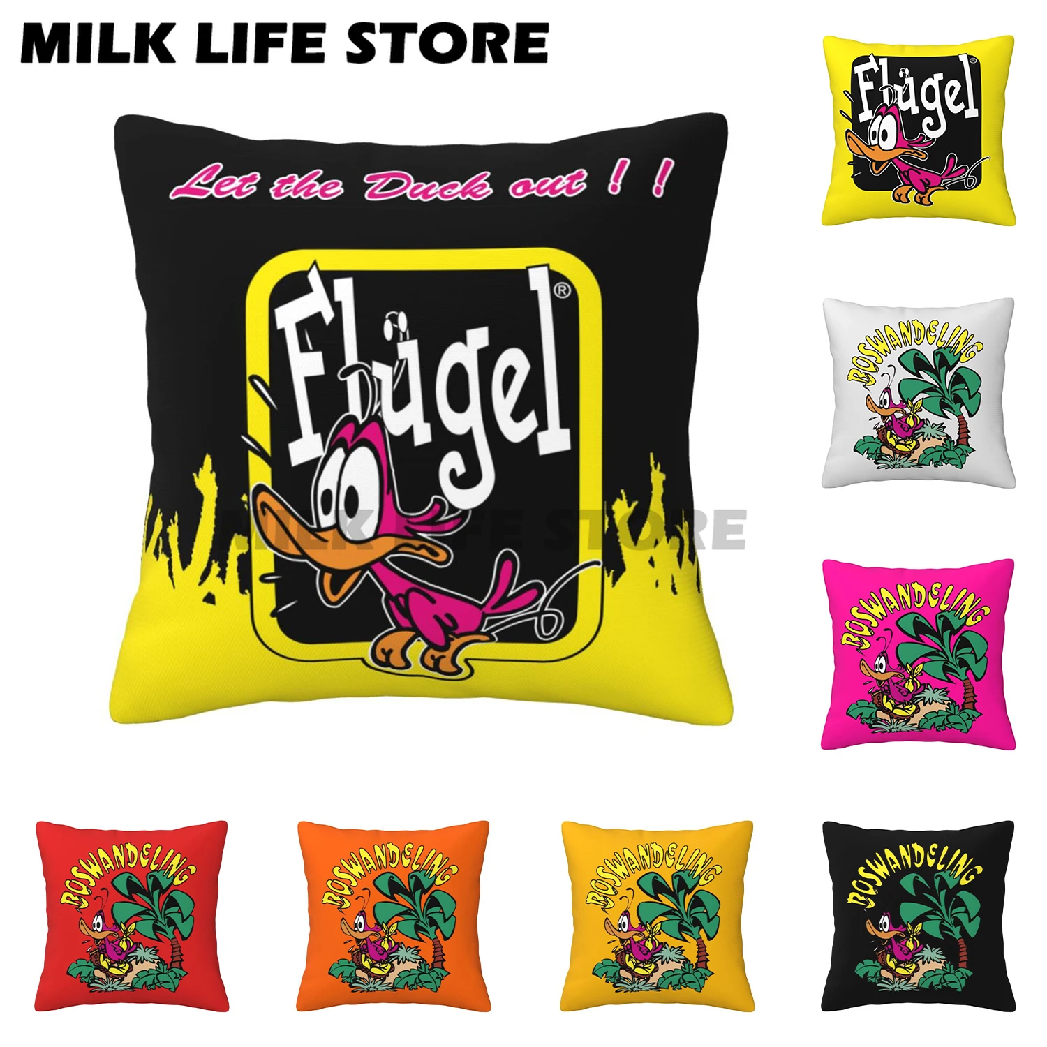 Флугель Пивной Логотип Наволочка Манга милый рюкзак для девушек Cojines сад