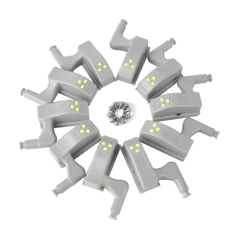 

5pcs Wholesale and Practical Cabinet Lamp 3 Leds High Quality Security-Skirt Battery Lamp Door Automatic Switching LED Lamp Box