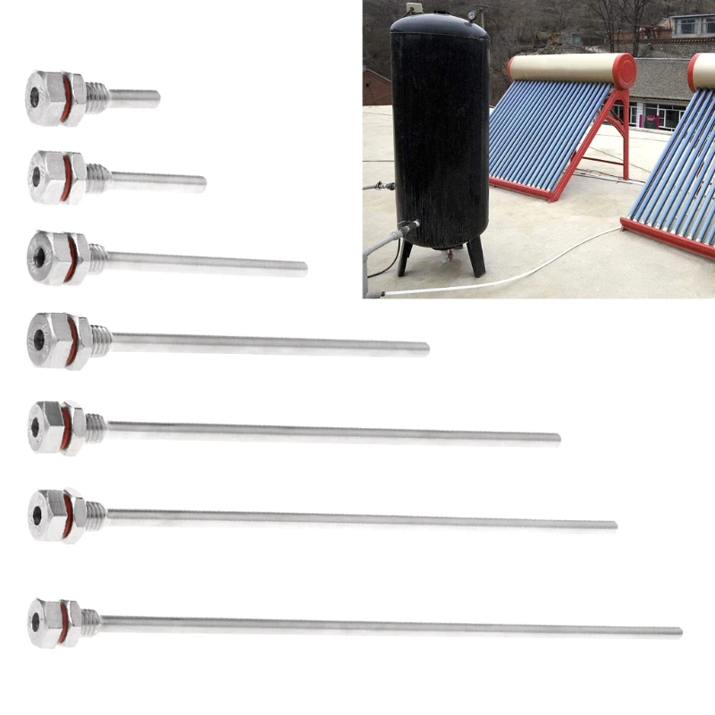 

Stainless Steel Thermowell M10X1.5 Thread for Temperature Sensors Thermometer