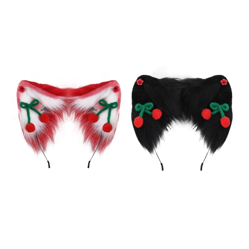 

Furry Cosplay Hairband Party Anime COSPLAY Halloween Role Playing Props Wolf-Ears Halloween Party Accesoories