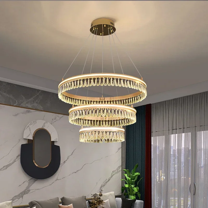 ASHER подвесной хрустальный светильник современная винтажная светодиодная