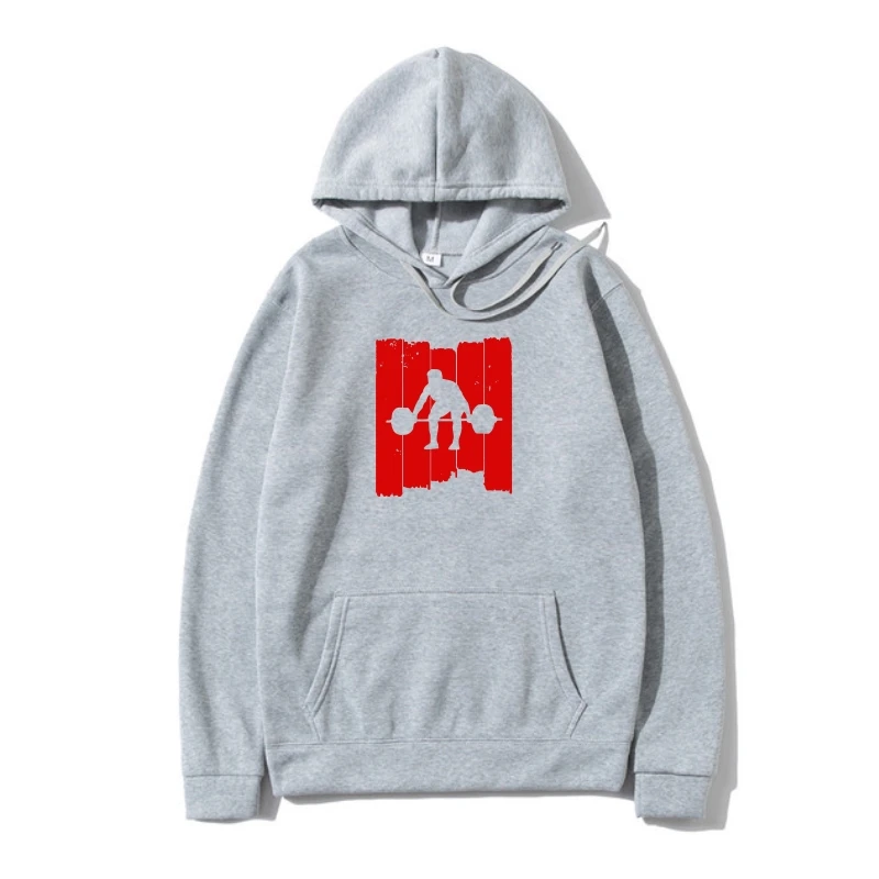 

squats deadlif Fleeceness gym weigh lifting Outerwear personalized Warm plus Autumn 3xl solid color Interesting Spring SweaOuter