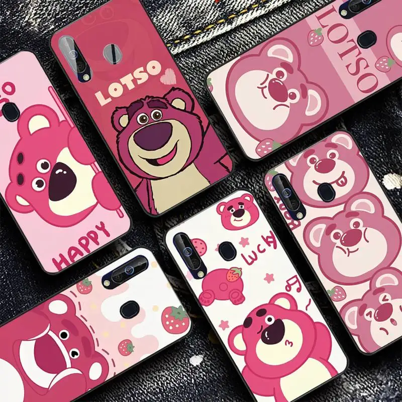 

Cute Cartoon Anime Role L-Lotso Doll Phone Case For Samsung A 10 11 12 13 20 21 22 30 31 32 40 51 52 53 70 71 72 73 91 13 shell