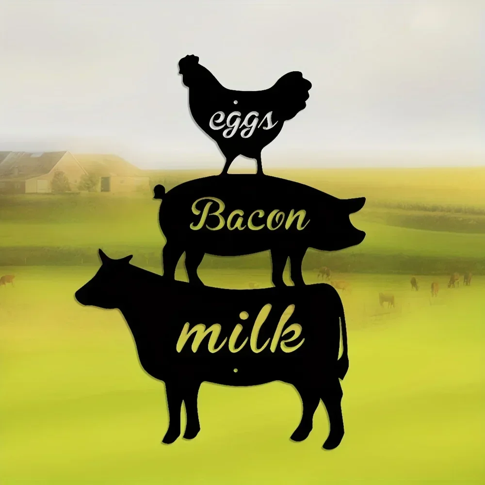 Декор Фермерского Дома Металлическая Вывеска Красивые Настенные Украшения Для