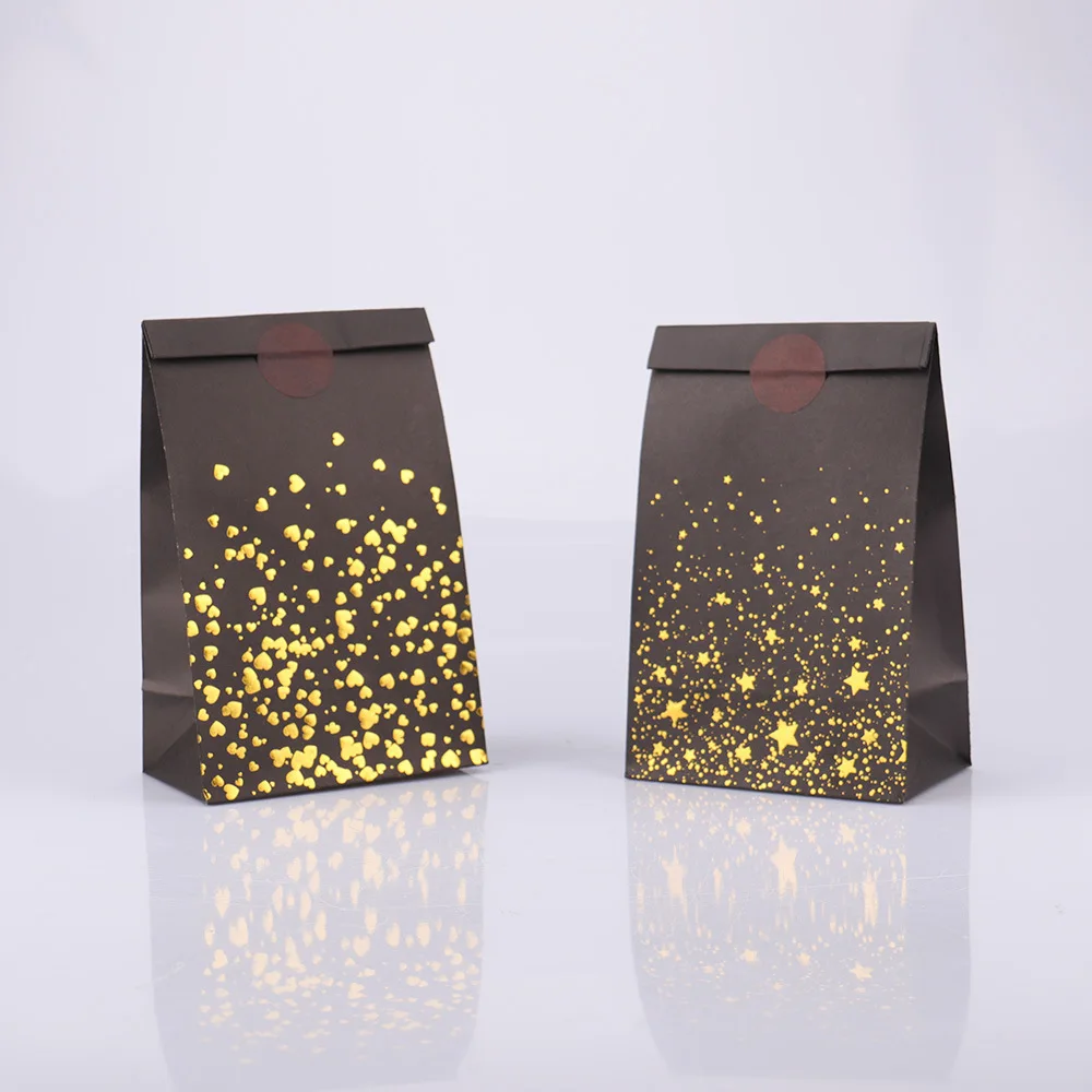 

20/40 PCS kraft paper gift bag Candy cookies kraft paper bags gift packing Wedding home Party gift packaging cat pattern