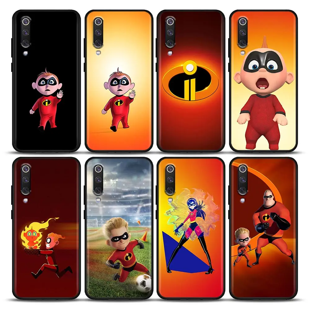 

Phone Case for Xiaomi Mi A2 8 9 SE 9T 10 10T 10S CC9 CC9E Note 10 Lite Pro 5G Soft Silicone Case Cover Anime The Incredibles
