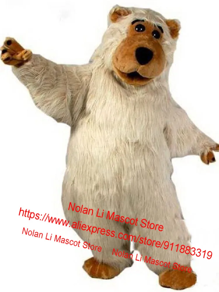 Высококачественная Роскошная плюшевая одежда-талисман в виде медведя реквизит