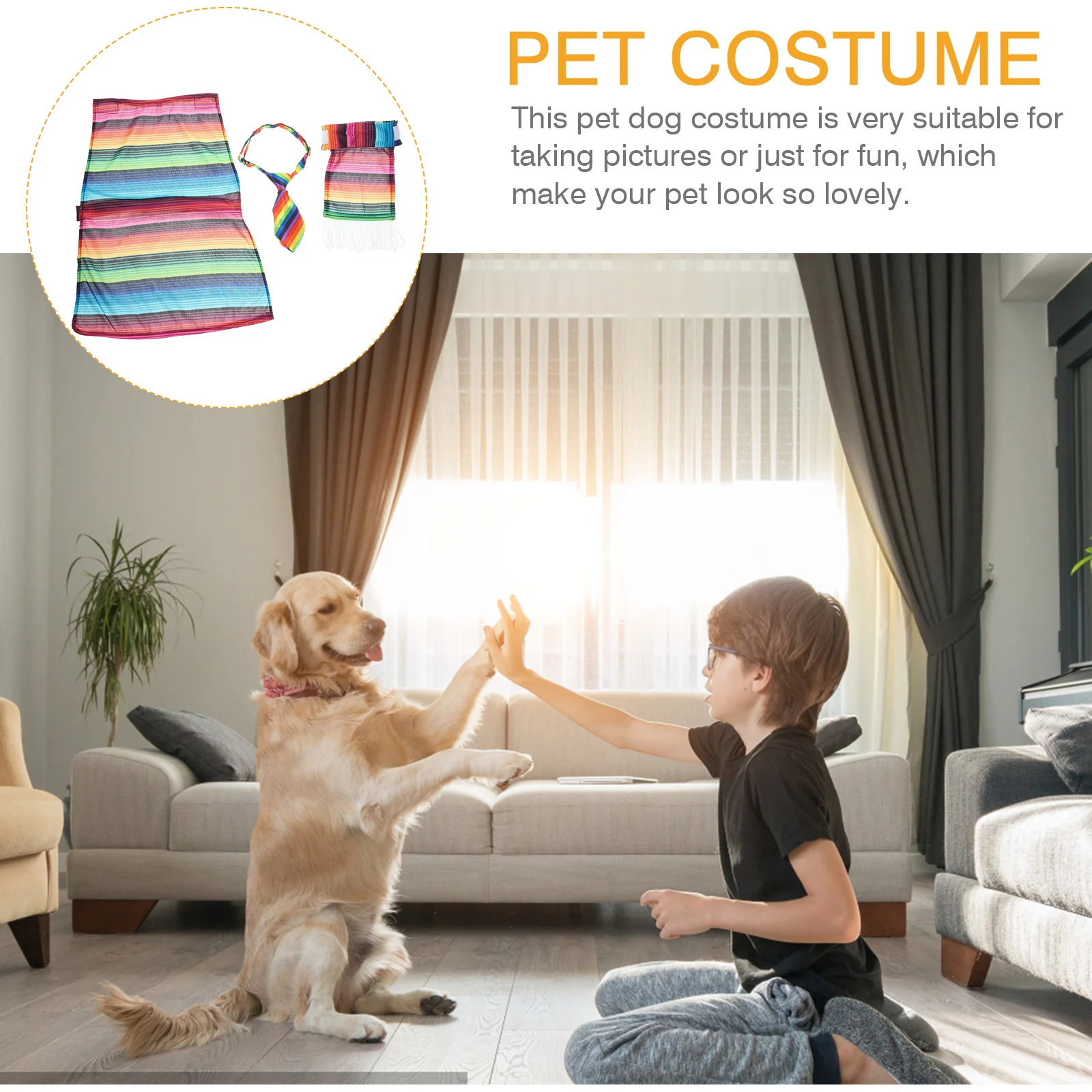 Накидка для собак костюм Cinco De Mayo мексиканская праздничная одежда плащ домашних