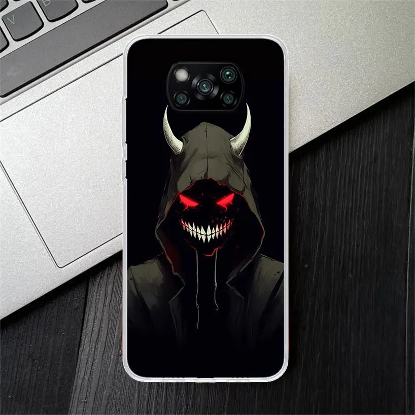 Мягкий силиконовый чехол Devil Bad Boy из аниме для телефона Xiaomi Poco X3 NFC X4 GT X5 X6 F6 F5 Pro F4 F3