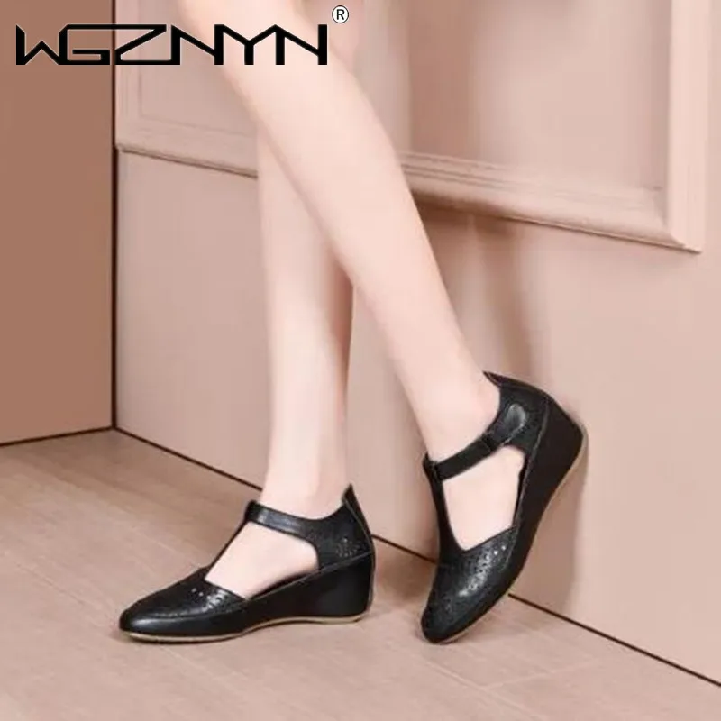 

Женские Классические босоножки на толстой платформе, открытые туфли-лодочки на каблуке, повседневная обувь для вечеринок, 2022