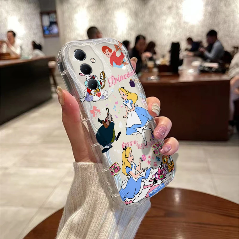 Чехол Disney Princess 3D Wave для OPPO A98 A94 A93 A92 A79 A78 A76 A58 A57 A55 A38 A33 A17 A16 A15 2020 4G 5G Задняя крышка