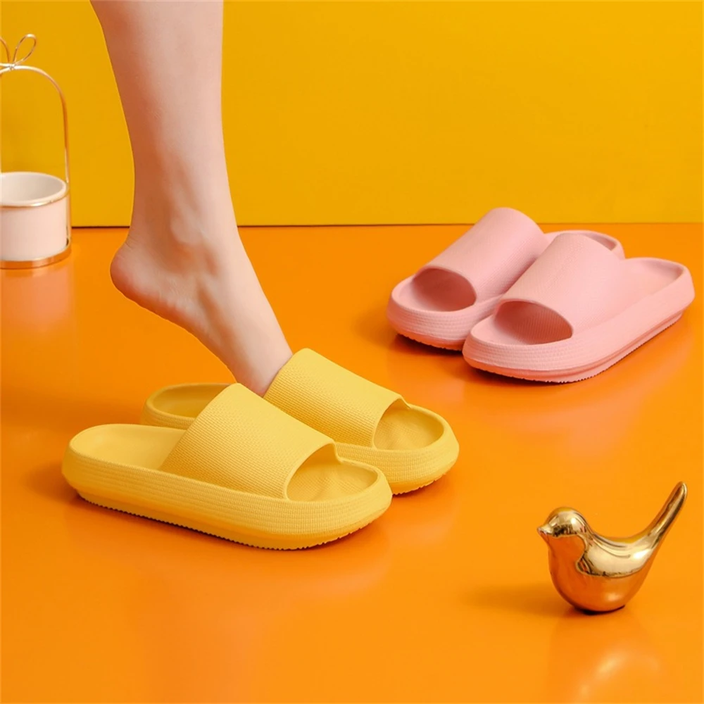 Summer Heightening Thick Bottom Fashion Bathroom Home Slippers Couple Men and Women Wear Sandals Comfortable Breathable Shoes