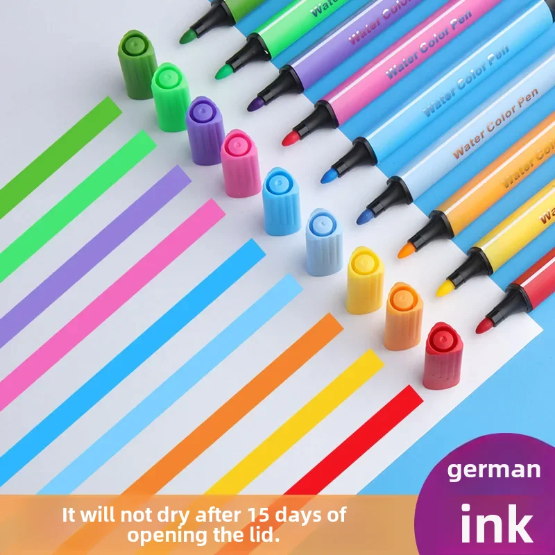 Моющиеся детские акварельные ручки офисные принадлежности 36 цветов