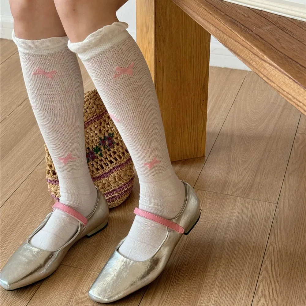 SP &amp CITY летние милые носки в балетном стиле для девочек женские кружевные ажурные