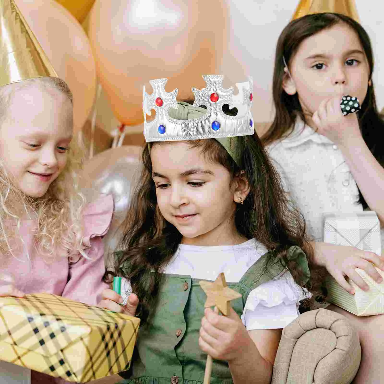 2 шт. детские повязки на голову с короной короны день рождения украшения для торта
