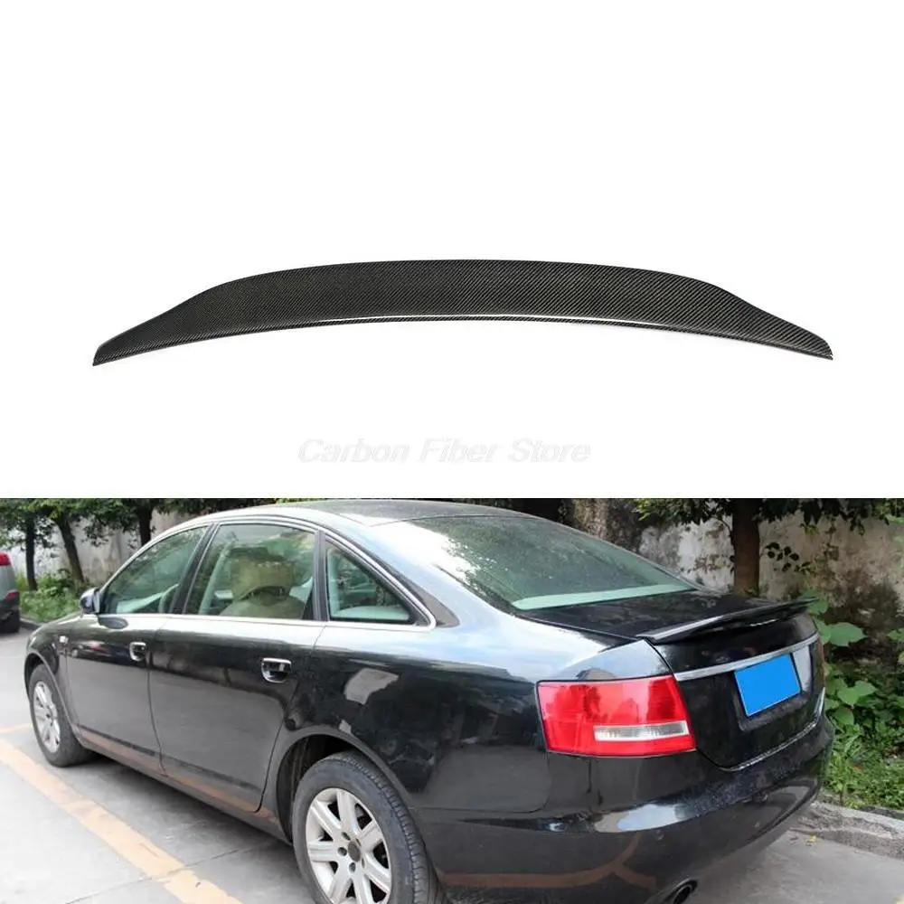 

Carbon Fiber A6 Rear Ducktail Spoiler for Audi A6 C6 4-Door 05-11 CA Style