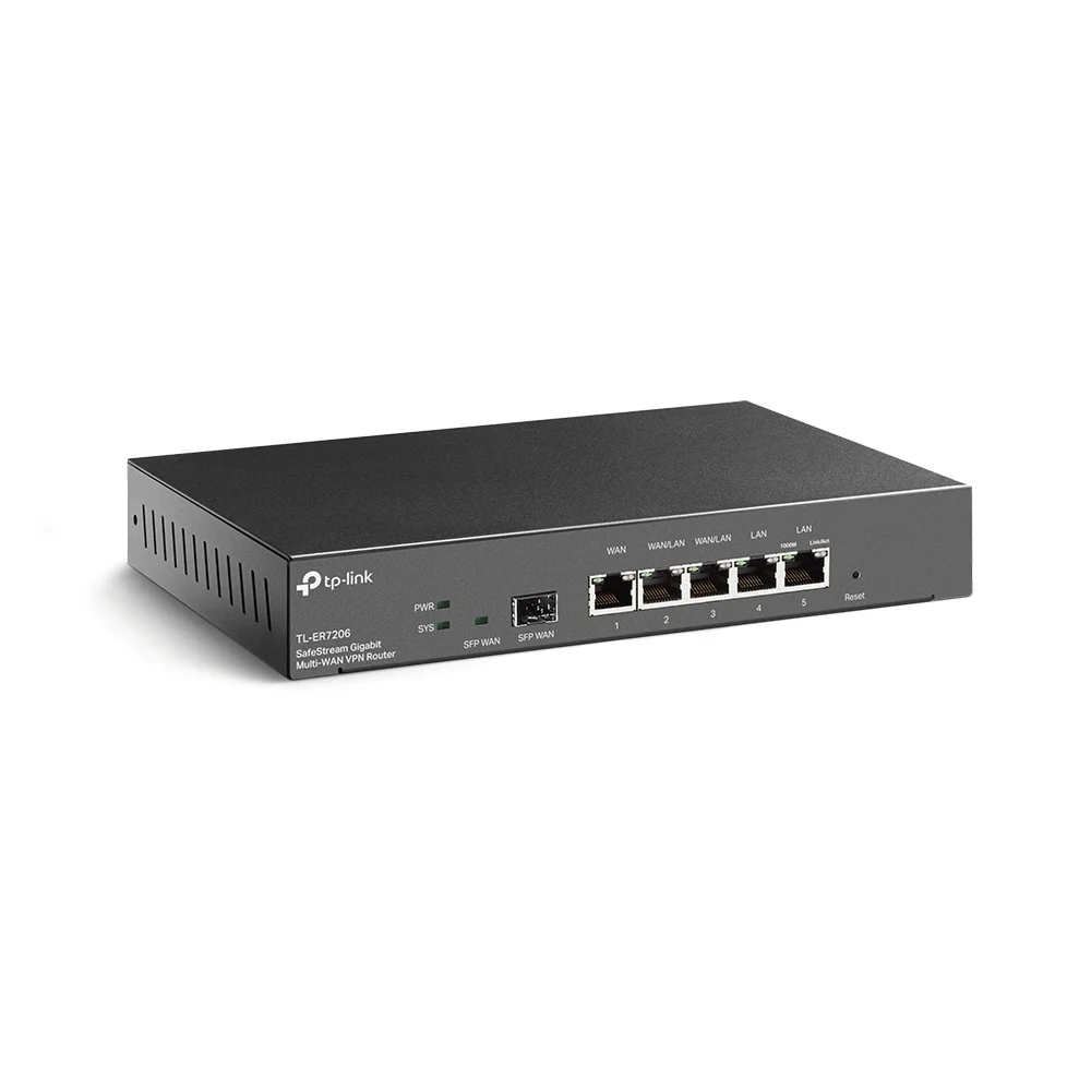 

VPN ROUTER GIGABIT MULTI-WAN SAFESTREAM TL-ER7206 SMB