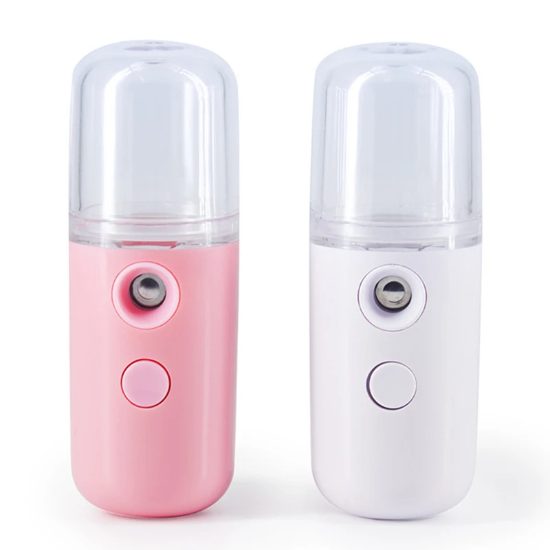 

30ML Mini Nano Facial Sprayer Nebulizer Face Steamer Air Humidifier Portable Hydrating Anti-aging Wrinkle Women Beauty Skin Care