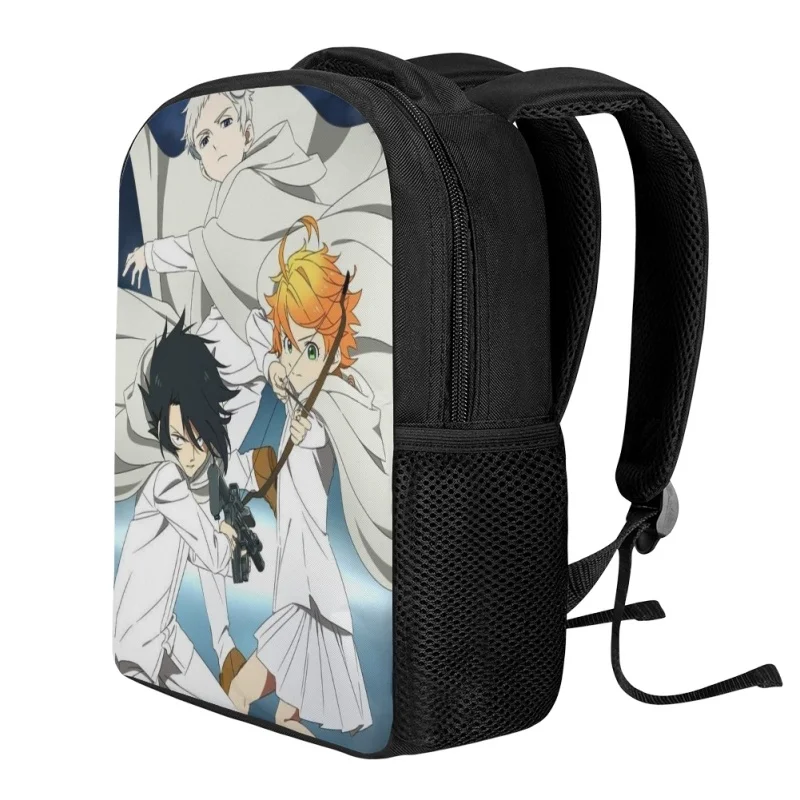 Twoheartsgirl School Bags Pencilcase Set The Promised Neverland Preschool Children Mini Bookbag Primary Kid Backpack Pencil Bag