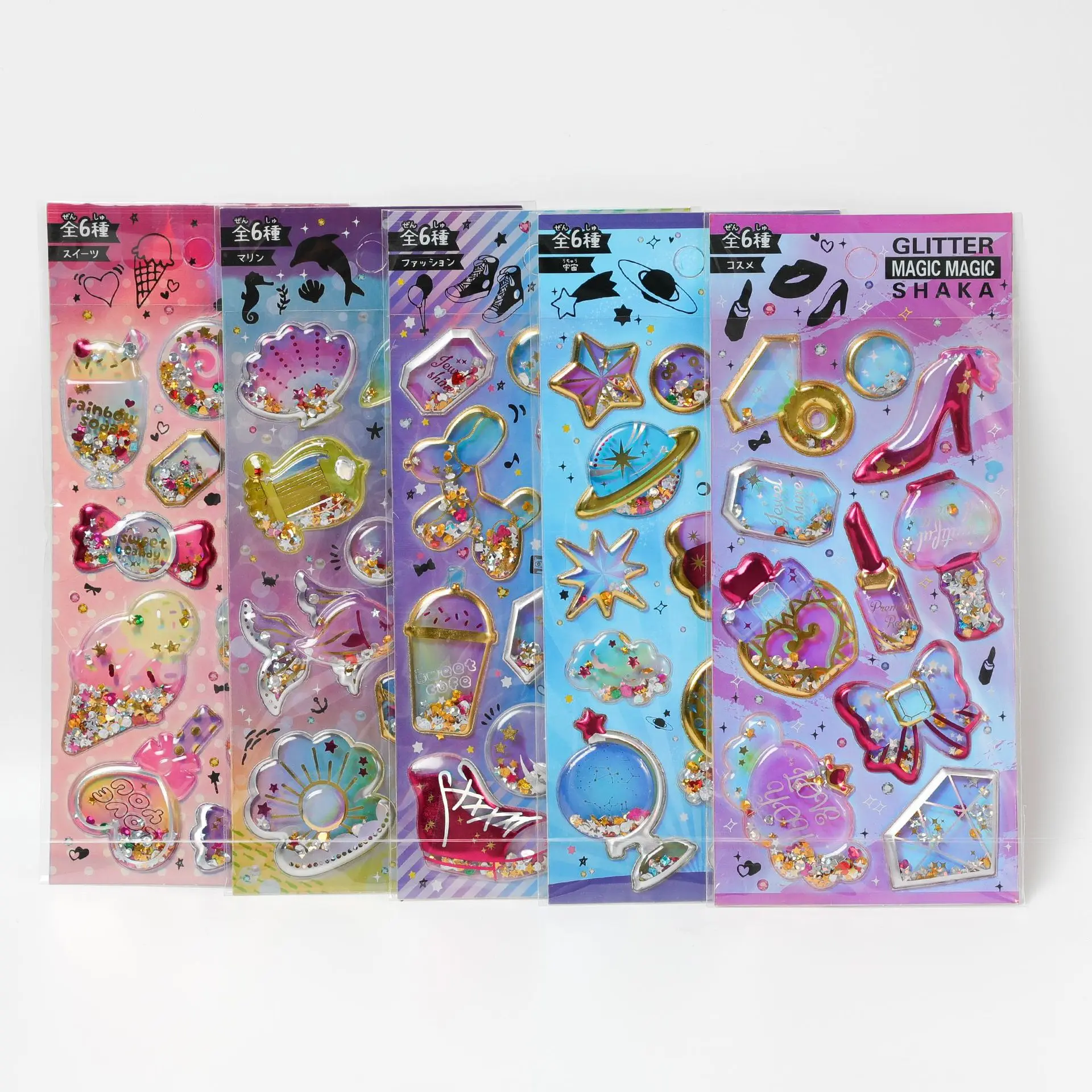 

MINISO 3D блестящие наклейки