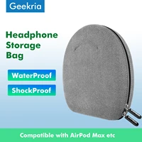 geekria headphones case pouch for airpod max will make earphones into sleep mode immediately headset bag for accessories storage