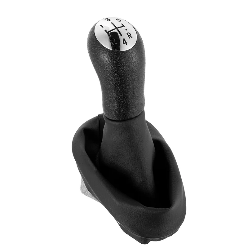 5 Speed Maunal Car Gear Shift Knob Lever With Boot Cover For Renault Clio 2 3 II Megane Scenic Kangoo