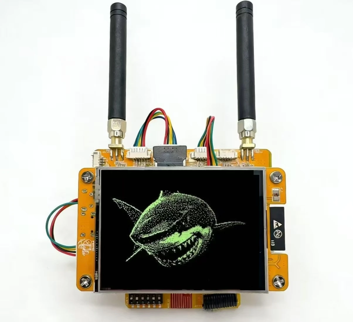 Фото Мультидиапазонный радиочастотный модуль NM-RF-Hat Companion Hat для ESP32-2432S028 Bruce CYD CC1101 nRF24 PN532 IR TX/RX 433M OOK с управлением питанием и слотом для TF-карты №1