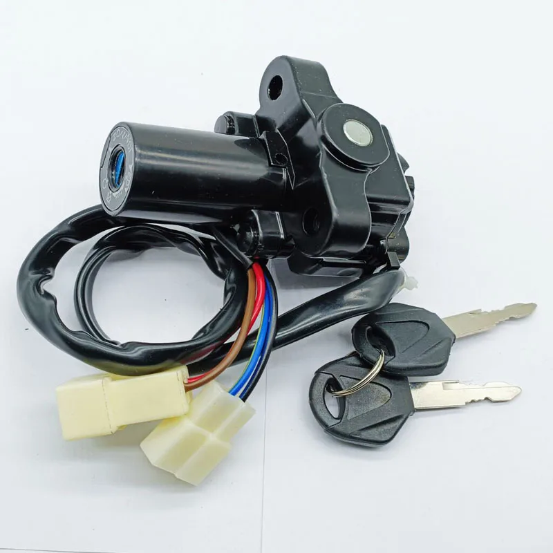 Ключ замка зажигания для Yamaha XVS1300CU Stryker 2011-2017/XVS1300BG V-Star Deluxe 2013-2017/XVS1300A 2007-2009/2011