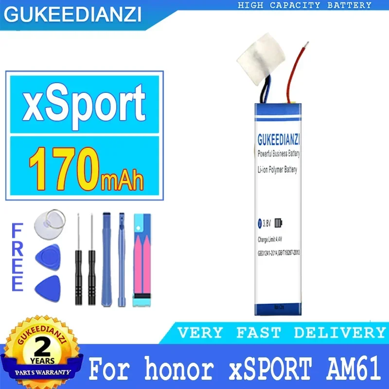 170 мАч GUKEEDIANZI аккумулятор AHB74370PO для huawei Honor xSPORT AM61 Bluetooth наушники большой мощности