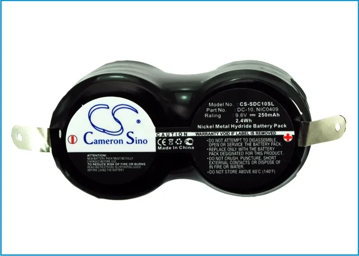

Cameron Sino 250mAh Battery DC-10, NIC0409 for Tri-Tronics 190DT, 300DT, 700DI, 700DT, DT700