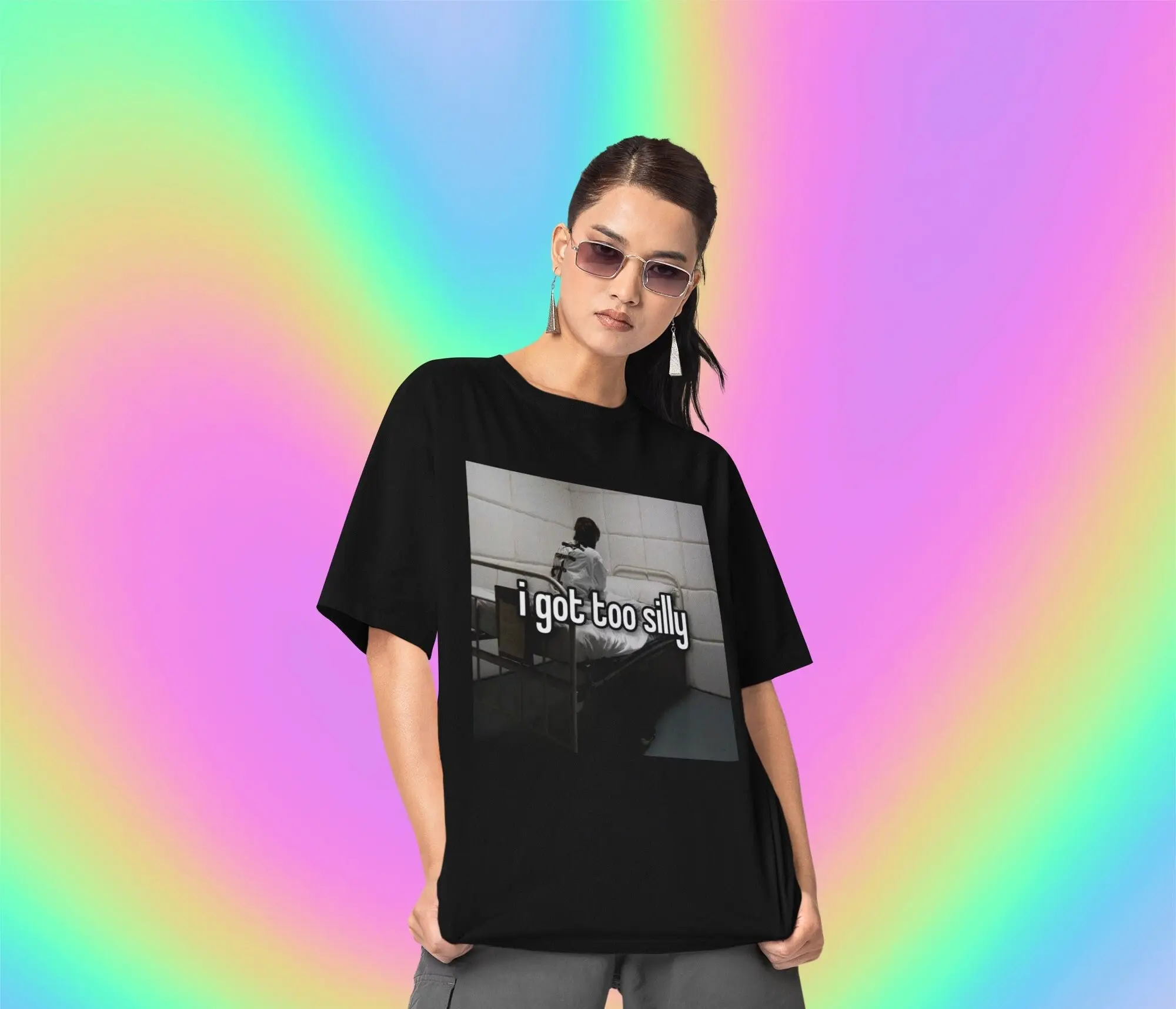 Я получила слишком глупую футболку дизайнерские рубашки саркастическая