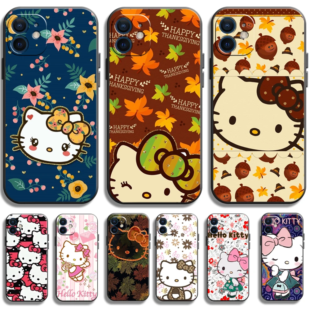 

Kitty White Cute CASE For IPhone 11 12 7 8P X XR XS XS MAX 11 12pro 13 pro max 13 promax 2022 Cartoon Cute Soft Shell Phone Case