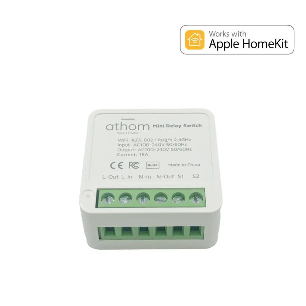 

Wireless Witch Mini Wifi Relay Module 16a 3 Way Smart Switch Smart Home Automation Diy 50/60hz Remote Control 100-240v