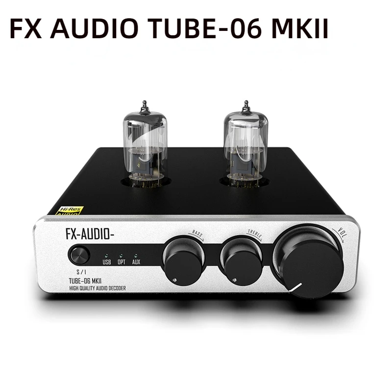 

FX AUDIO TUBE-06 MKII ESS9018K2M DAC 6N3 Tube Amolifier сабвуфер предусилитель