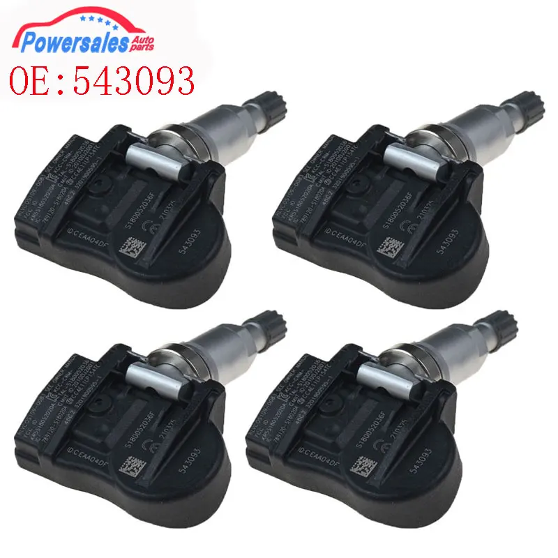 Новинка 543093 для Citroen C4 C5 C6 C8 Peugeot 508 607 TPMS датчик давления в шинах 9656822980 9634866180 5430T4