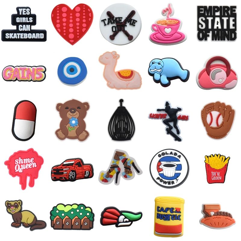 

Boy Men Gifts Wholesale Bulk Women Charm Shoes Accessories Decorations for Crocs Girl Set Jeans Packs Para Pins Kids Shoe Charms