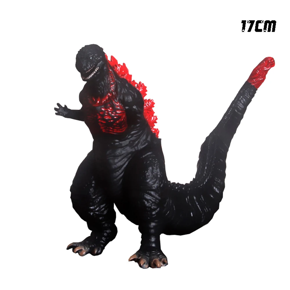 

17cm 1998 Red Lotus Godzilla soft rubber large doll toy movie rampant monster dinosaur joint movable toy doll FOR Kid
