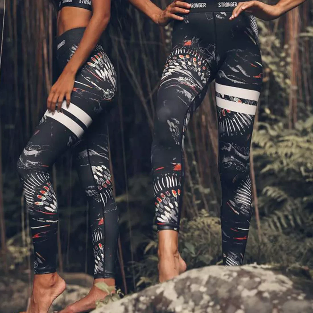 

2022New Tribal totem Printed Women Leggings For Fitness High Waist Printed Long Pants Women Hip Push UP Tights Women Gym Clothin