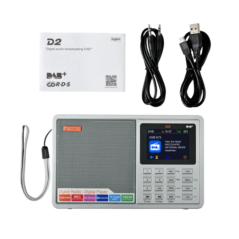 

D2 Home Radio 2.4 Inch LCD Display Digital Selection Support FM DAB+ Program