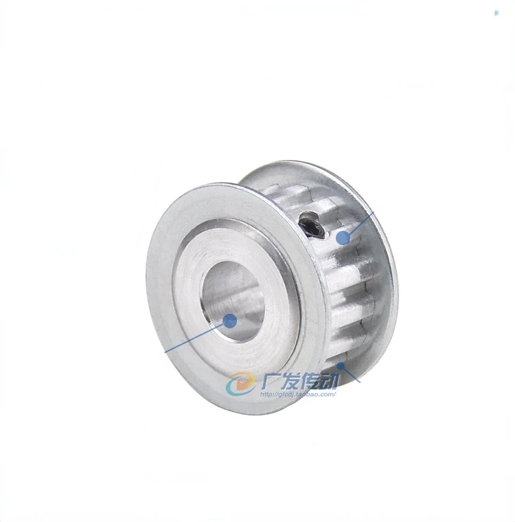 

XL 17 Teeth Pulley AF Groove Width 10/15mm Hole 4/5/6/6.35/8/10/12/12.7/14/15/16mm Two-Side Flat Synchronous Pulley