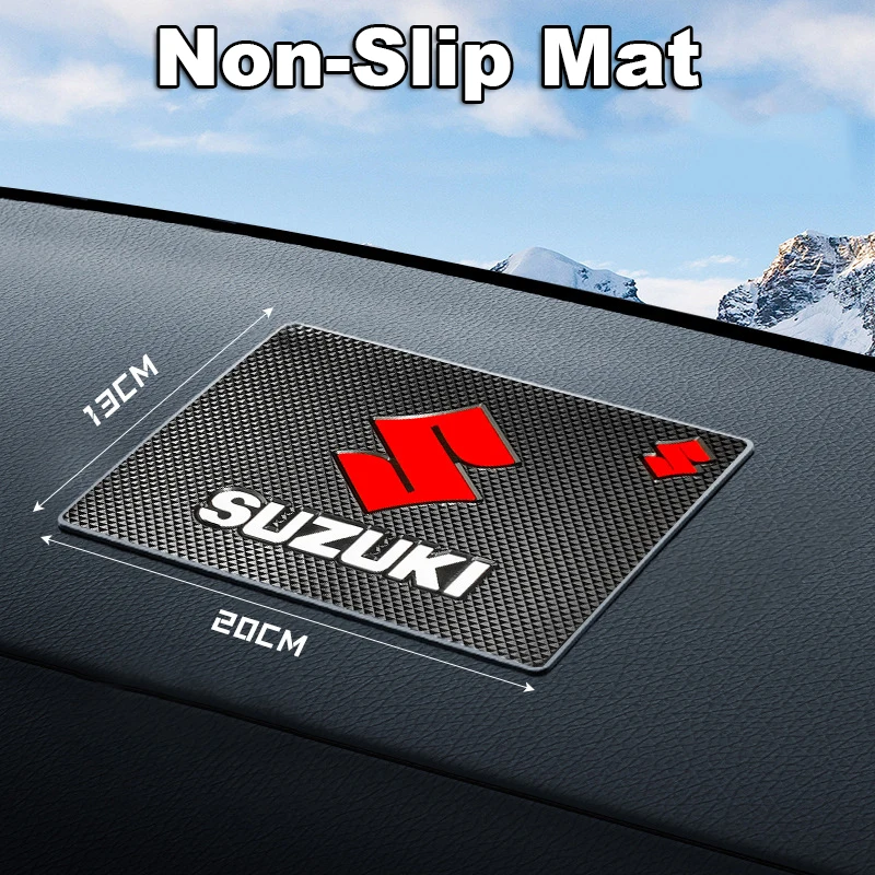 

Автомобильный противоскользящий коврик из ПВХ, нескользящая накладка на приборную панель для SUZUKI ALTO BALENO Celerio GRAND VITARA IGNIS JIMNY Samurai S-Cross SWIFT SX4